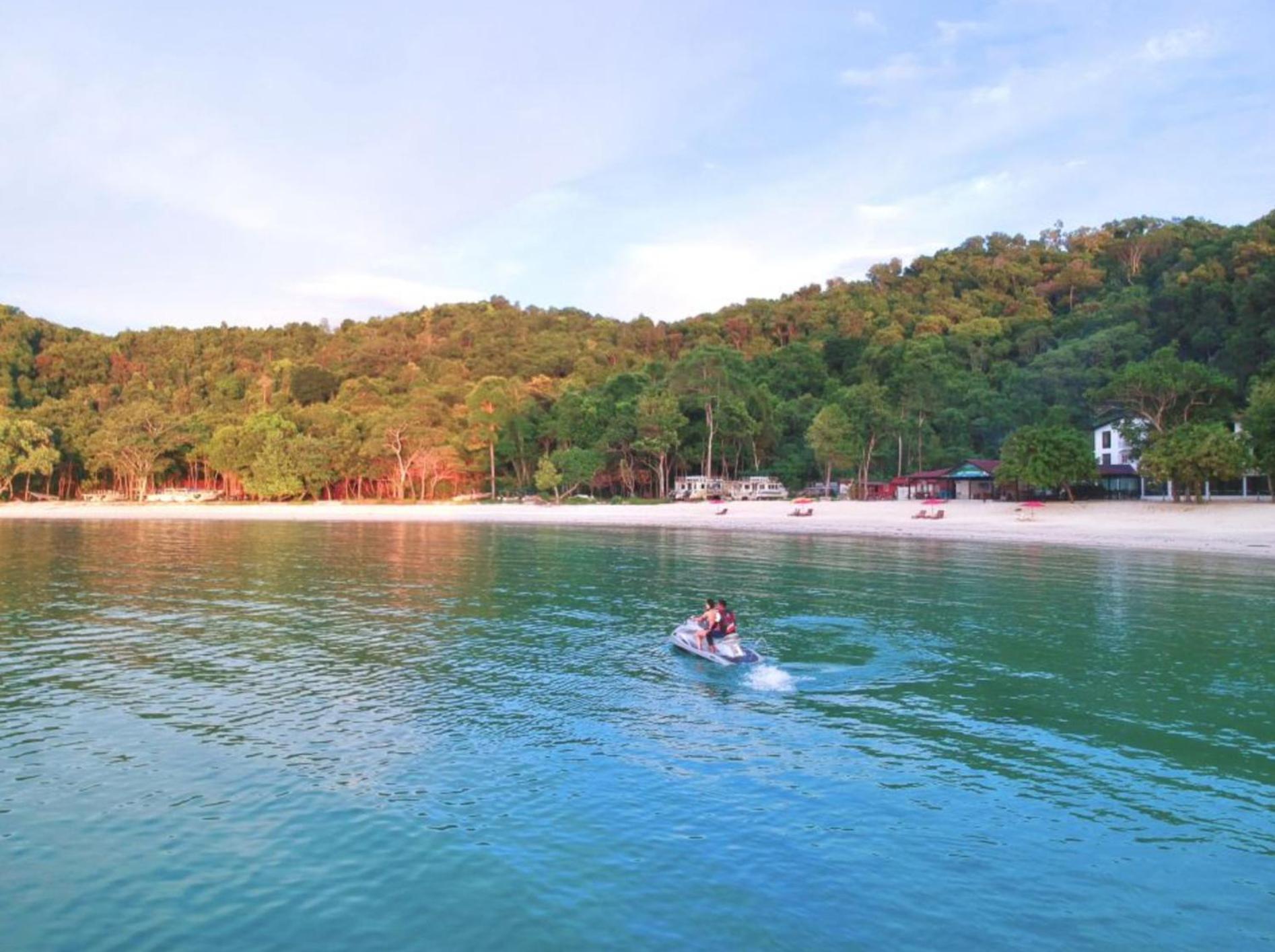 Dolphin Bay Island Resort Kota Belud Eksteriør bilde